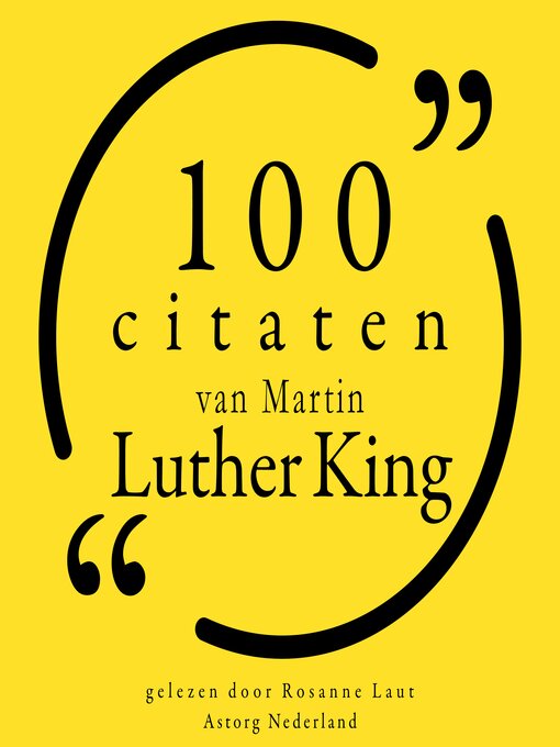 Title details for 100 citaten van Martin Luther King by Martin Luther King - Available